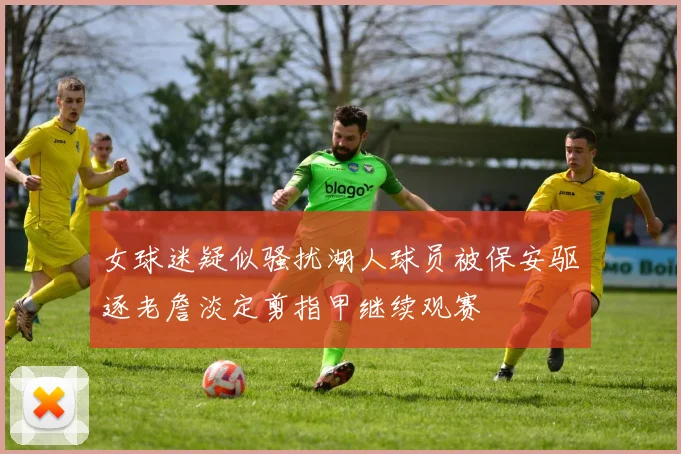 女球迷疑似骚扰湖人球员被保安驱逐老詹淡定剪指甲继续观赛